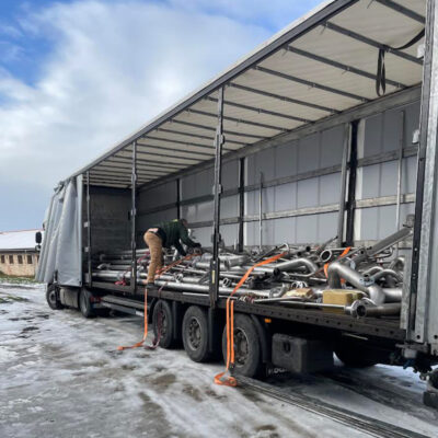 transport predvýroby na stavenisko